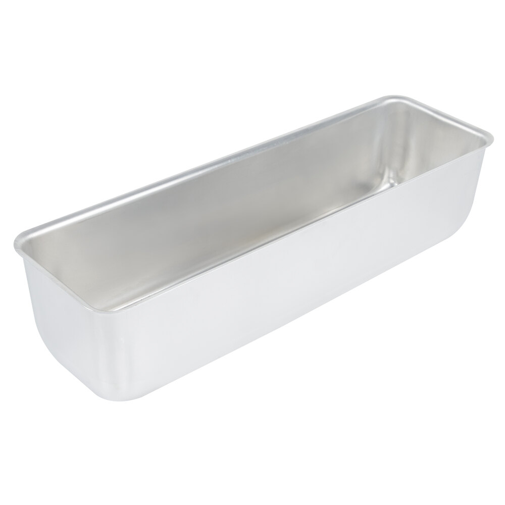 Vollrath 5216 Wear-Ever 6 lb. Seamless Aluminum Bread Loaf Pan - 16" x 4 1/2" x 4 1/8"