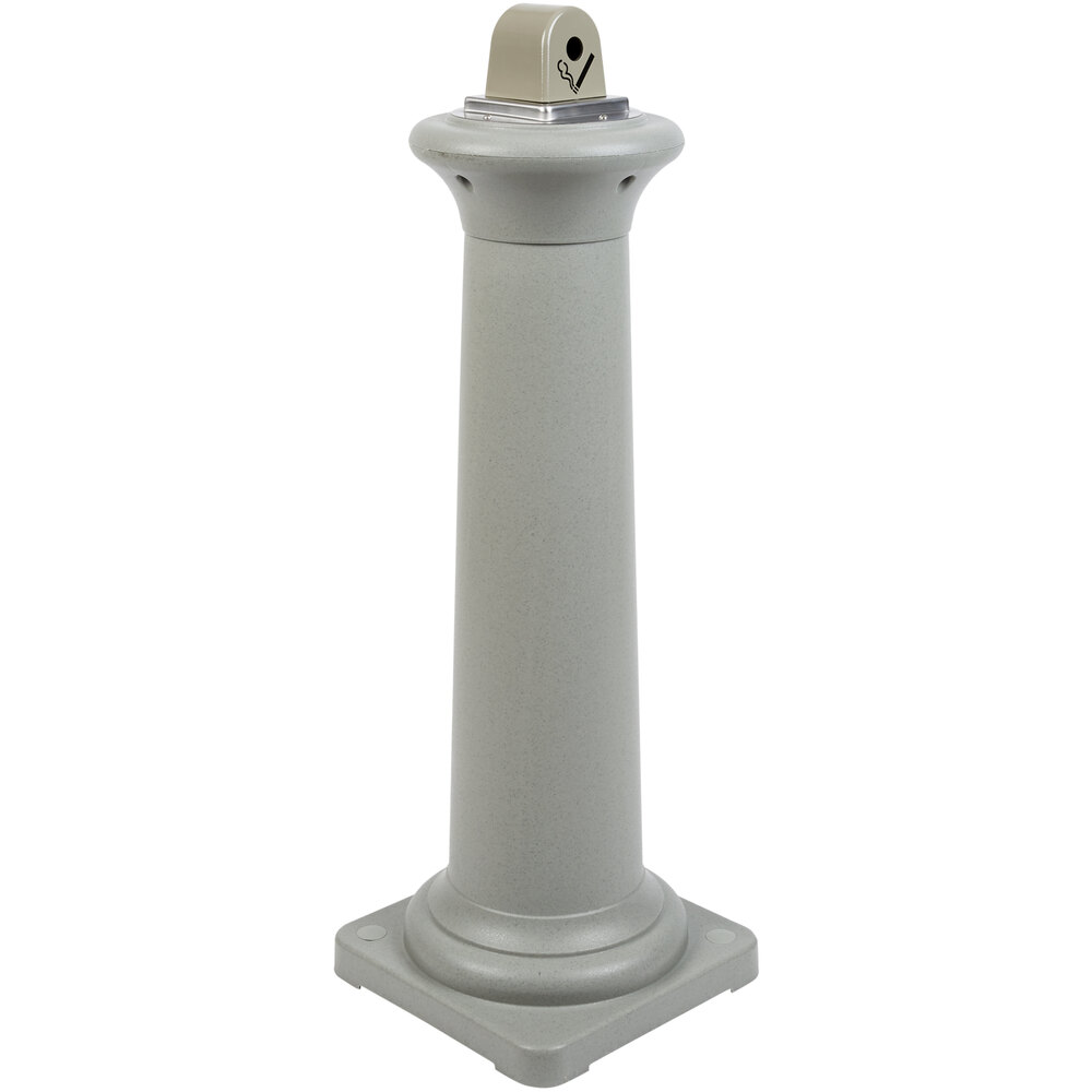 Rubbermaid® FG9W3000SSTON Sandstone GroundsKeeper Tuscan Cigarette Receptacle