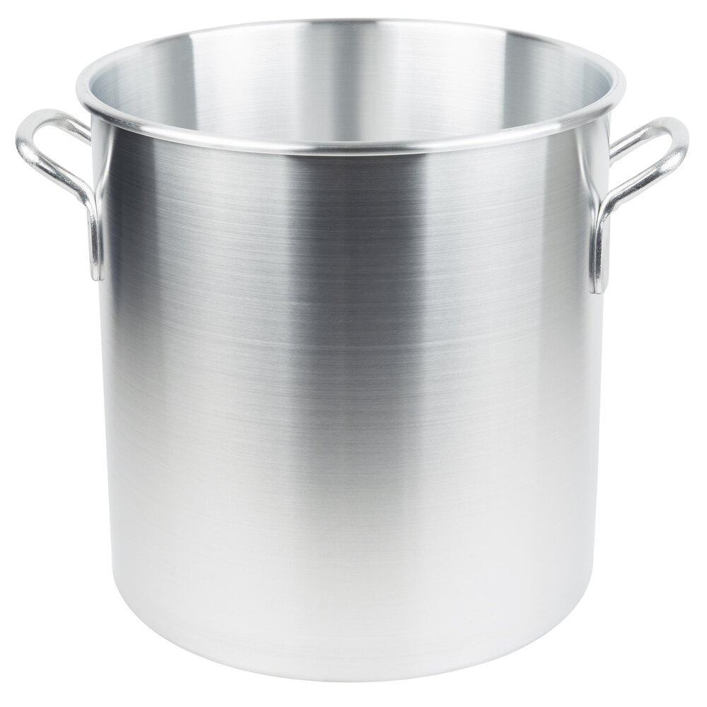 Vollrath 4310 Wear-Ever 40 Qt. Classic Aluminum Rolled Edge Stock Pot