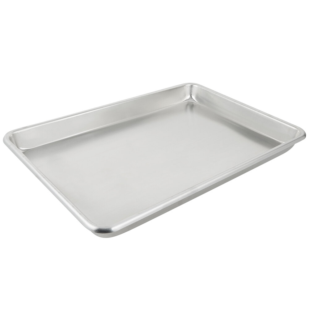 Vollrath 68357 Wear-Ever 15 Qt. Aluminum Baking and Roasting Pan - 25 3/4" x 17 3/4" x 2 1/4"