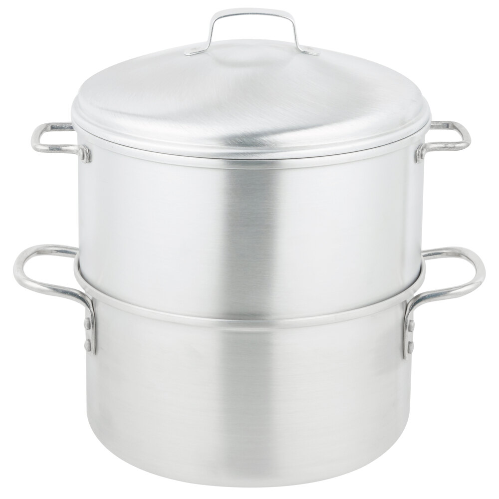 Vollrath 68123 Wear-Ever 5 Qt. Rice / Vegetable Steamer Set