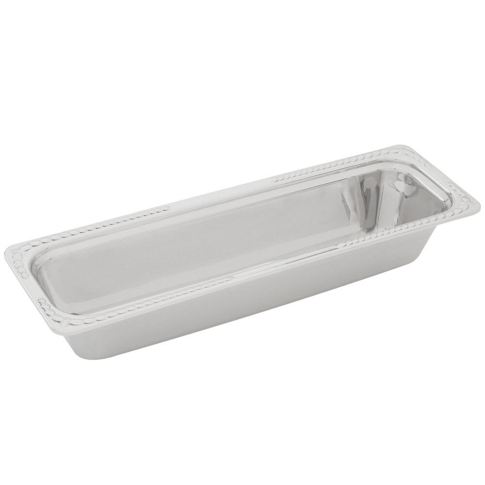 Vollrath 8230920 Miramar® 1/2 Size Long Decorative Food Pan - 4" Deep