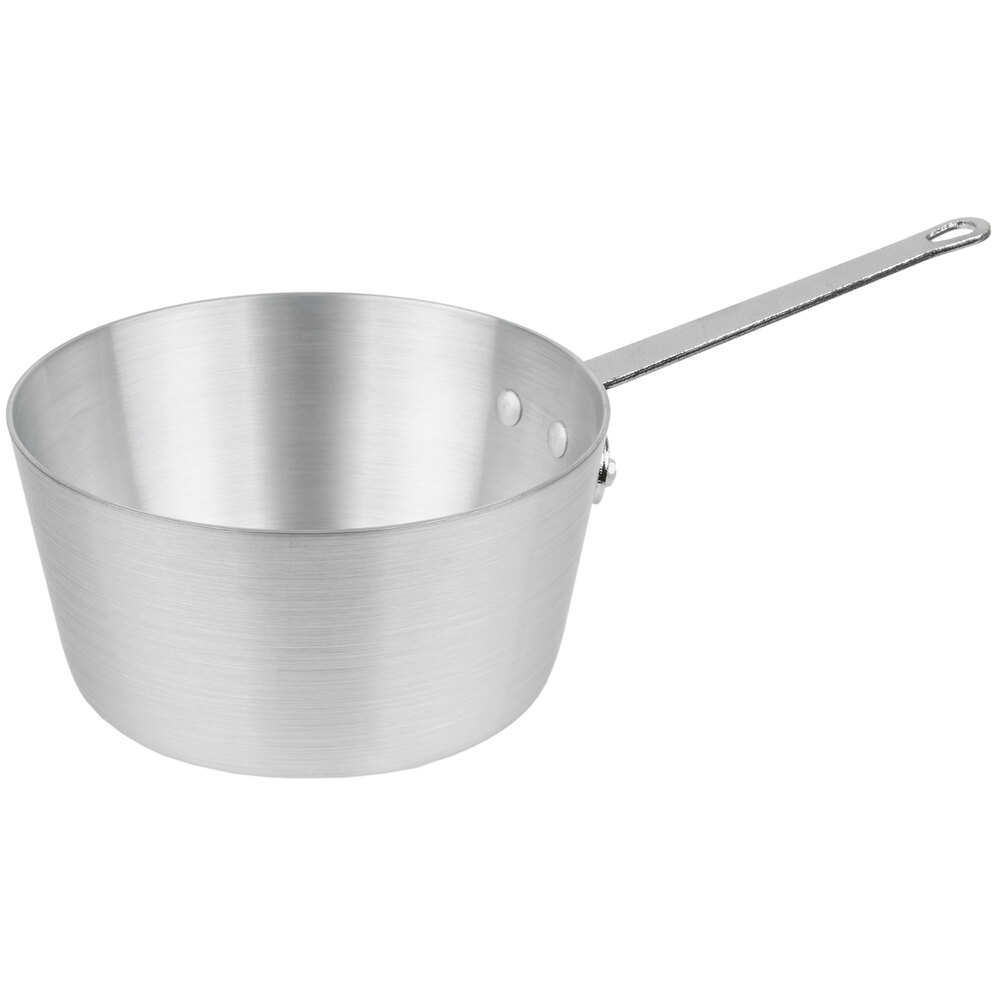 Vollrath 7343 Arkadia 3.75 Qt. Tapered Aluminum Sauce Pan
