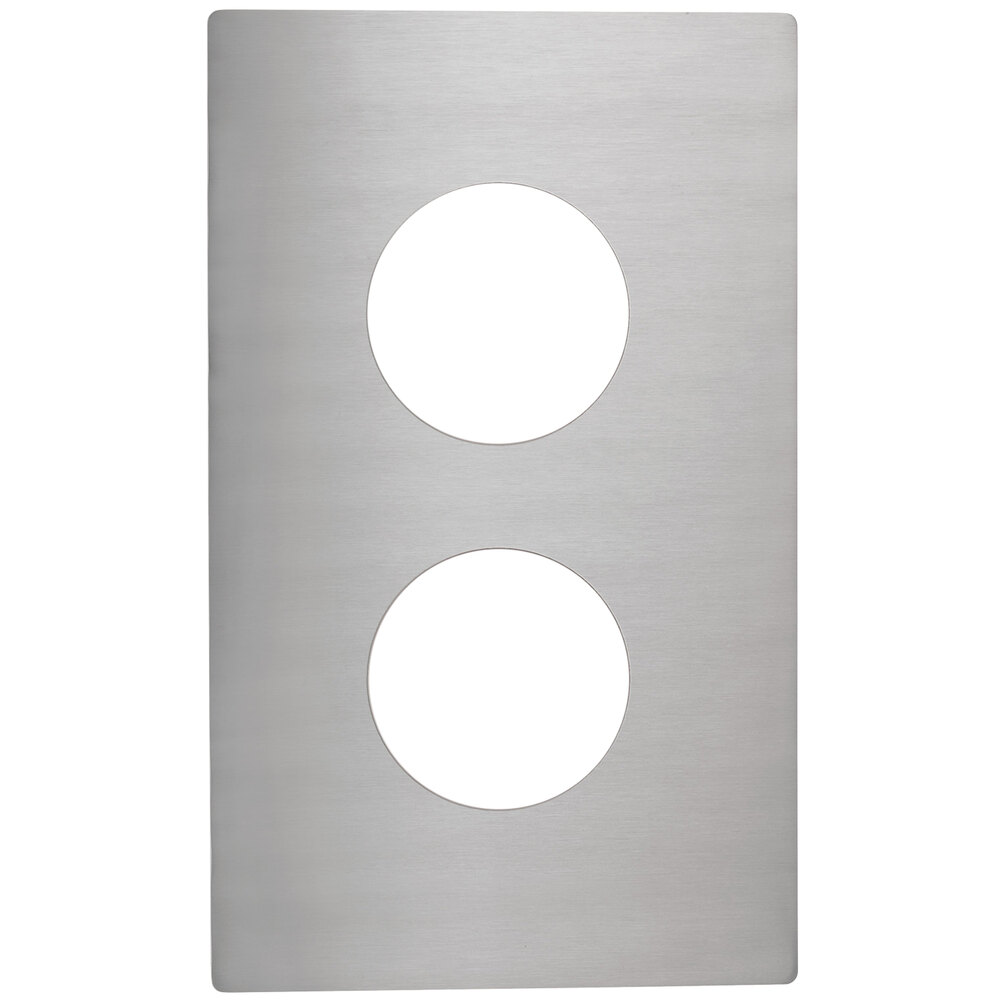 Vollrath 8242214 Miramar® Stainless Steel Adapter Plate for Two Butter Melter Pans