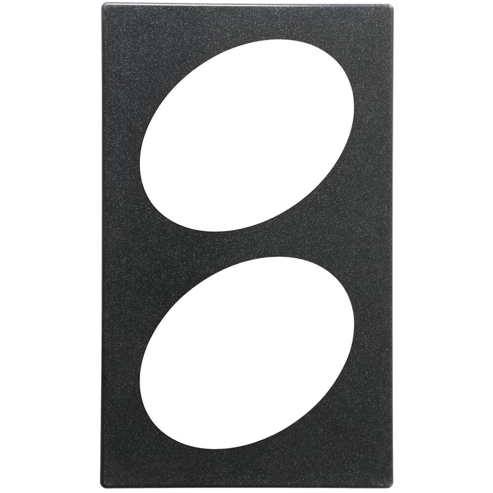 Vollrath 8243210 Miramar® Resin Adapter Plate for Two Medium Au Gratin Dishes - Night Sky