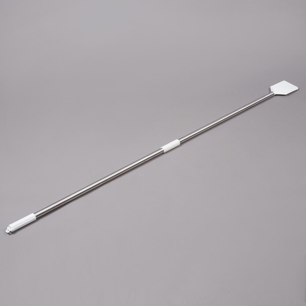 Carlisle 4035500 Sparta 72" Paddle with 7 1/2 x 4 1/2" White Nylon Blade and Stainless Steel Handle