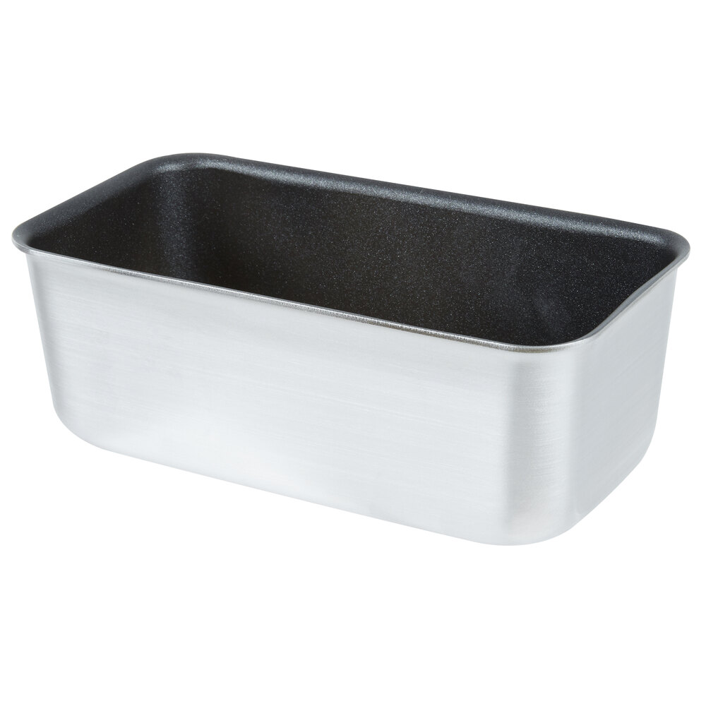 Vollrath S5433 Wear-Ever 3 lb. Seamless Non-Stick Aluminum Bread Loaf Pan - 8 1/2" x 4 1/4" x 3 1/8"