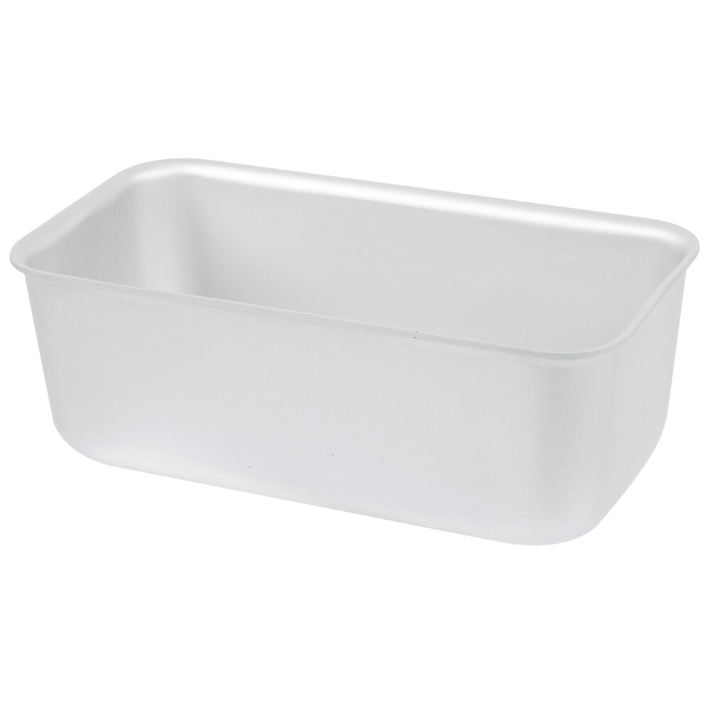 Vollrath 5433 Wear-Ever 3 lb. Seamless Anodized Aluminum Bread Loaf Pan - 8 1/2" x 4 1/4" x 3 1/8"