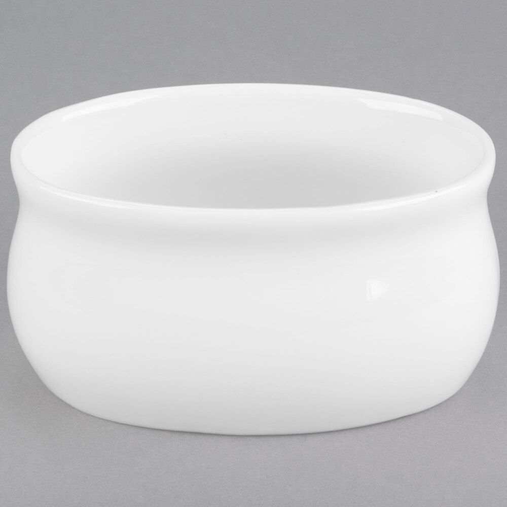 Libbey 905356113 Slenda 3 3/4" x 2 1/2" Royal Rideau White Porcelain Sugar Packet Holder - 12/Case