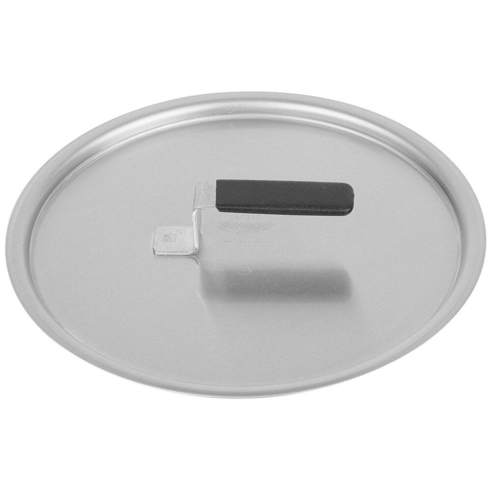Vollrath 67317 Wear-Ever Flat Aluminum Pot / Pan Cover with Torogard Handle 11 3/16"