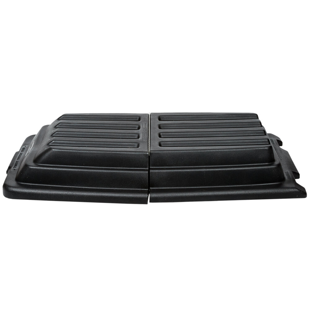 Rubbermaid® FG102800BLA Hinged Dome Lid for FG101100BLA and FG101300BLA Tilt Trucks