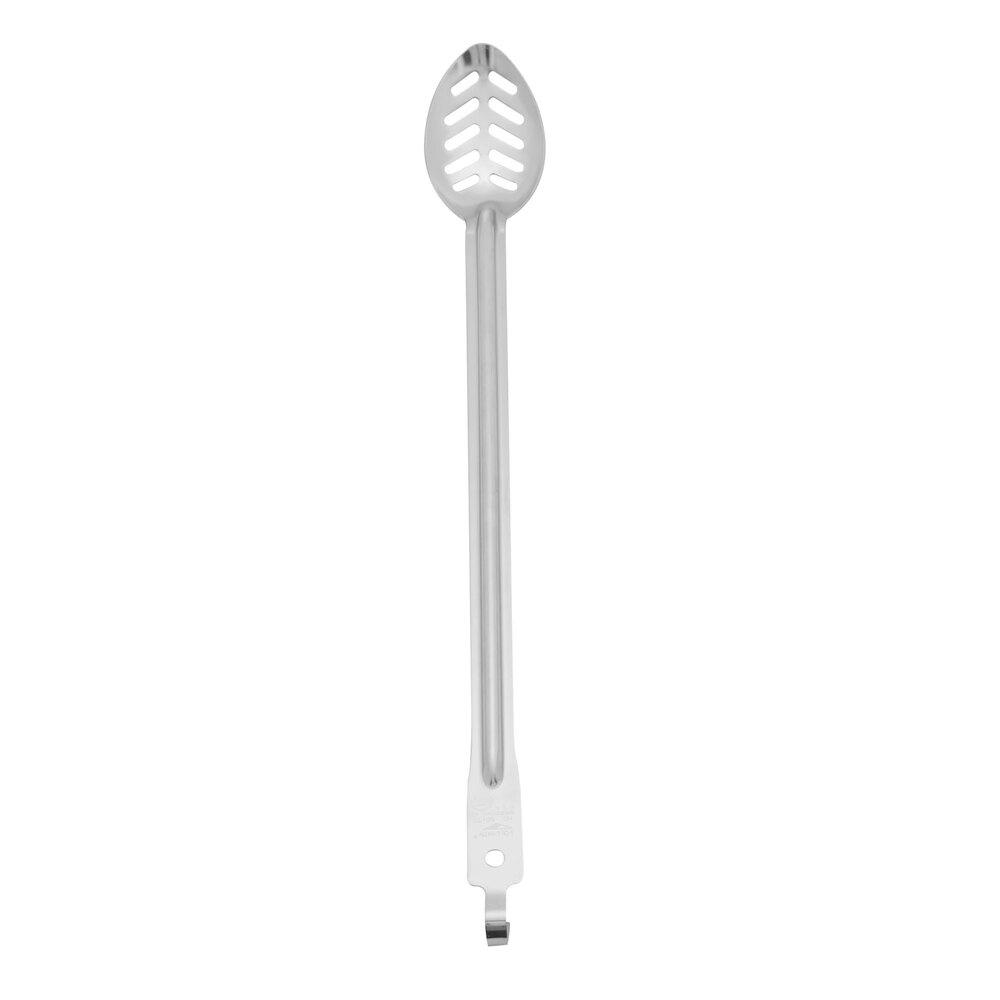 Vollrath 60175 21" Hooked Handle Slotted Spoon