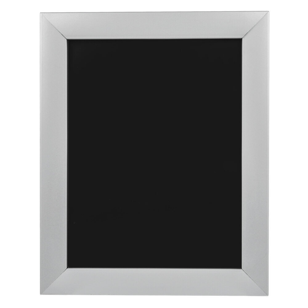 Aarco SN1185 8 1/2" x 11" Satin Aluminum Snap Frame with Mitered Corners
