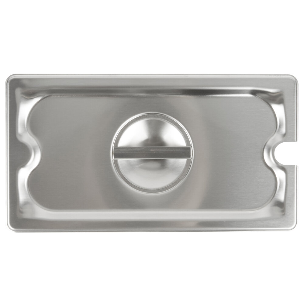 Vollrath 94300 1/3 Size Stainless Steel Slotted Cover for Super Pan 3®