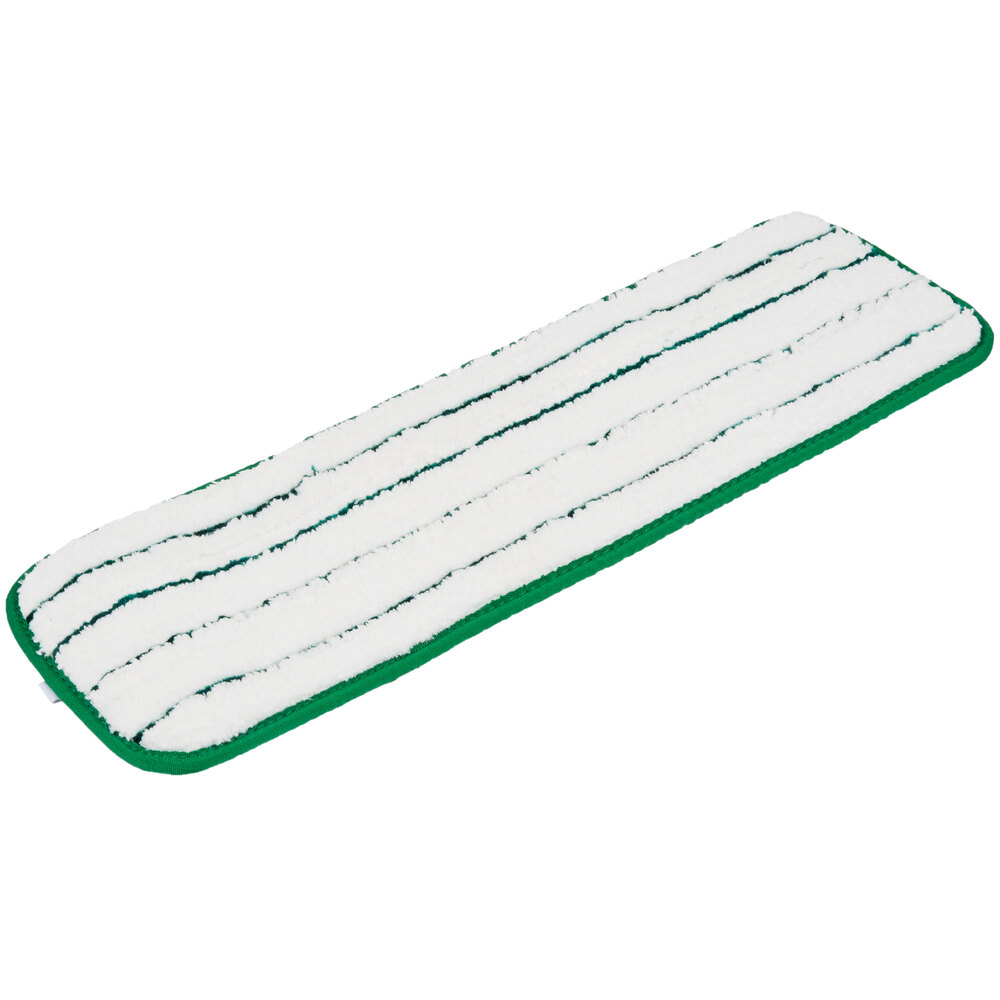 3M 59027 18" Green Wet Mop Pad for Easy Scrub Express - 10/Case