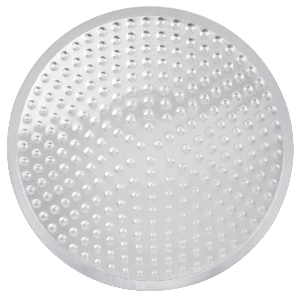 American Metalcraft NCAR19 19" Heavy Weight Aluminum Cutter Pizza Pan with Nibs