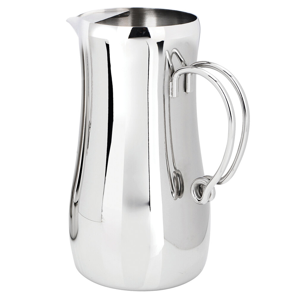 Eastern Tabletop 7430 Ballerina 64 oz. Stainless Steel Water Pitcher
