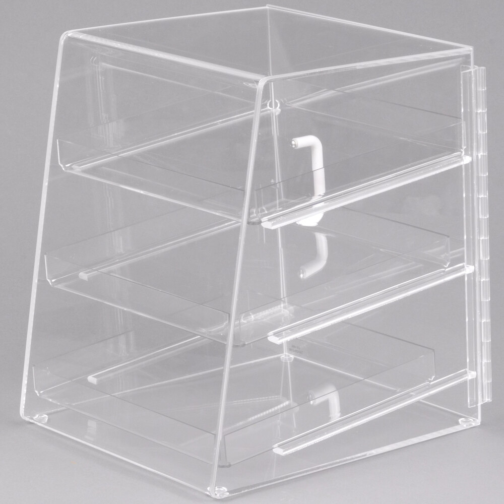 Cal-Mil P257 Classic Three Tier Acrylic Display Case - 10" x 15" x 13 1/2"