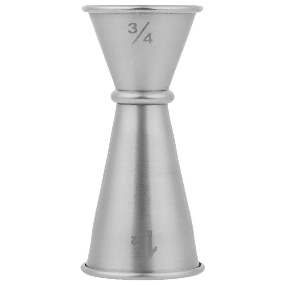 American Metalcraft JG3 0.75 oz. & 1.5 oz. Stainless Steel Japanese Style Jigger