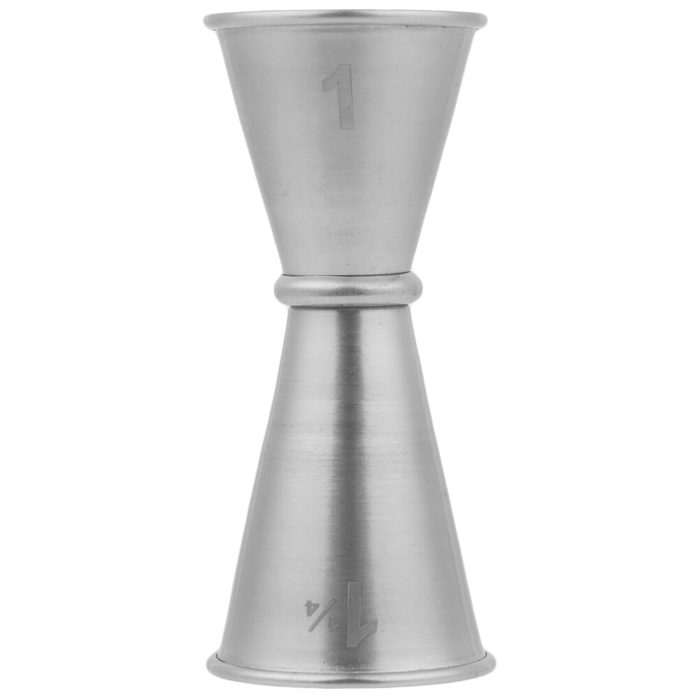 American Metalcraft JG22 1 oz. & 1.25 oz. Stainless Steel Japanese Style Jigger