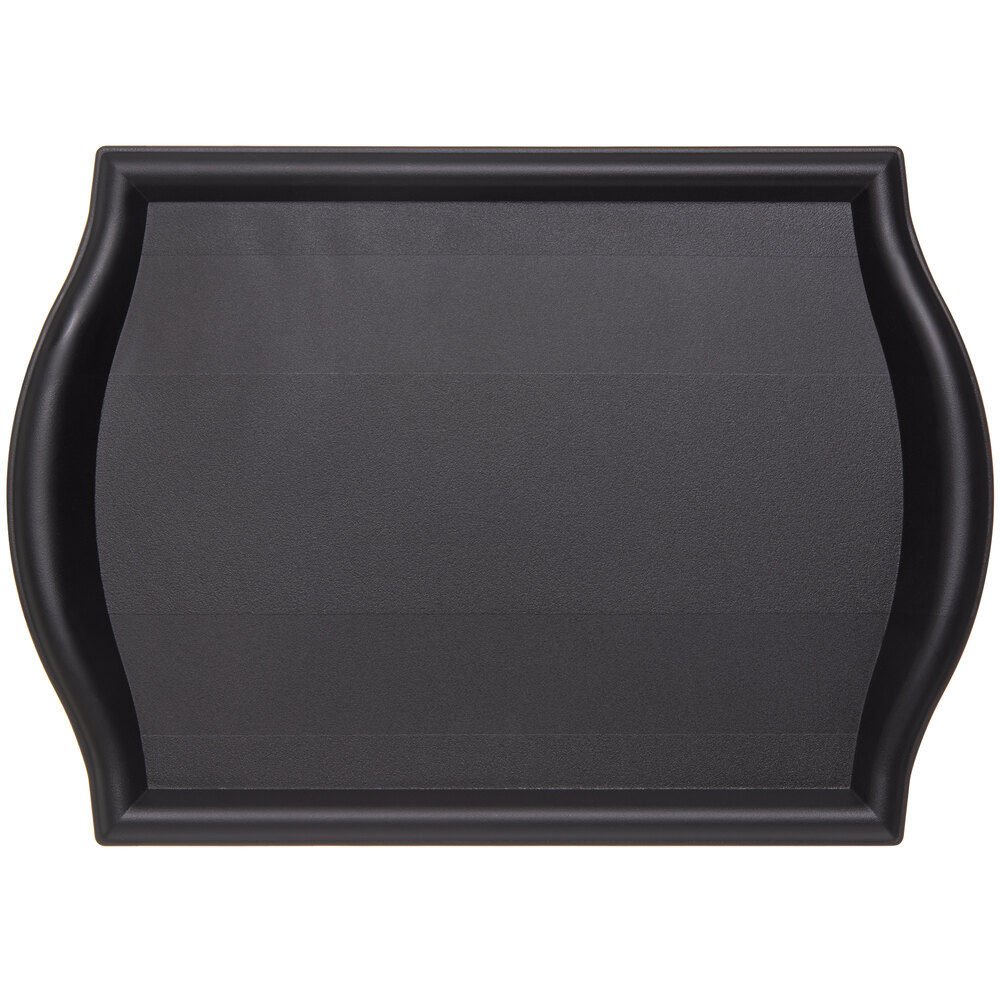Carlisle 1217BT03 Black Bistro Tray 12" x 17" - 12/Case