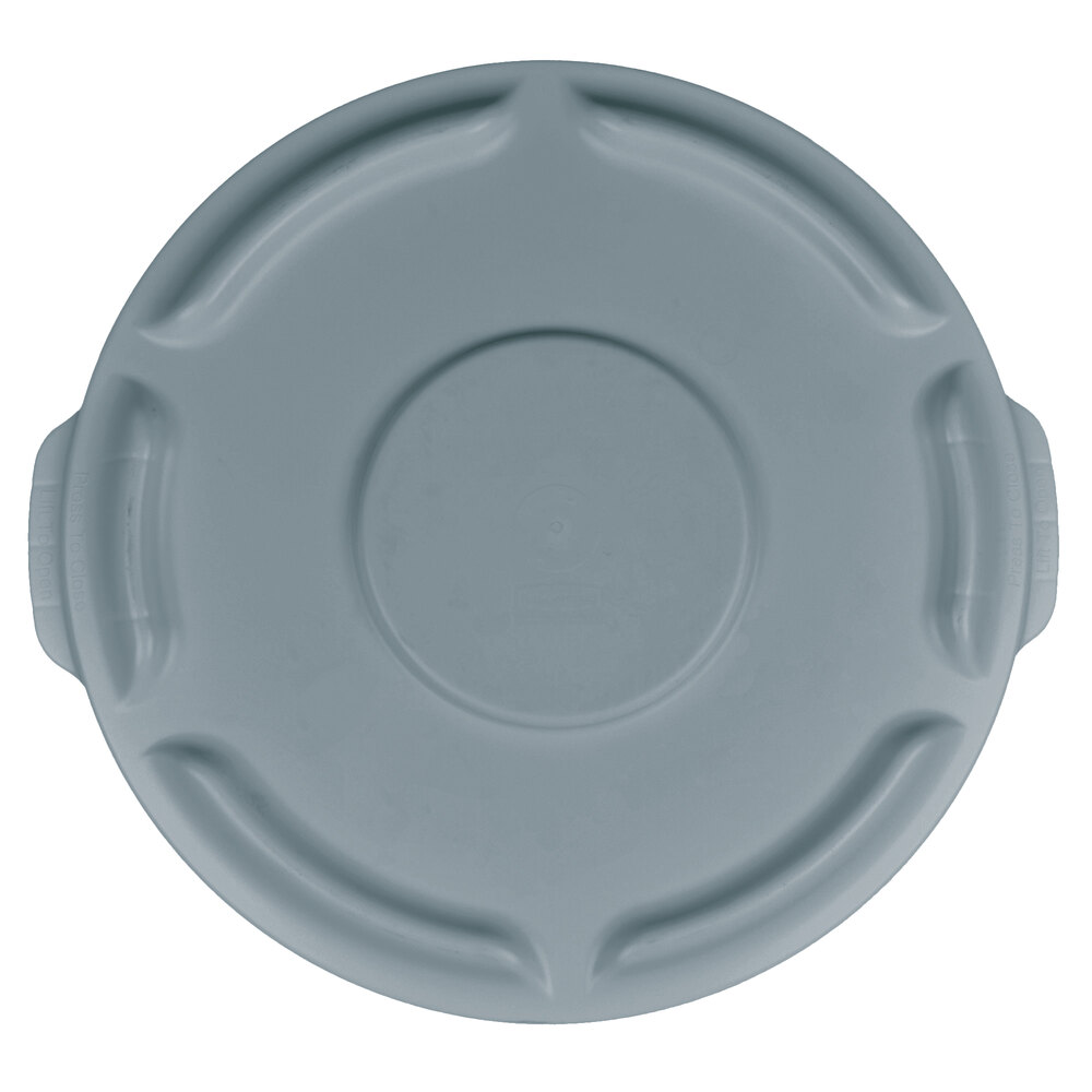 Rubbermaid® FG260900GRAY BRUTE 10 Gallon Gray Round Trash Can Lid