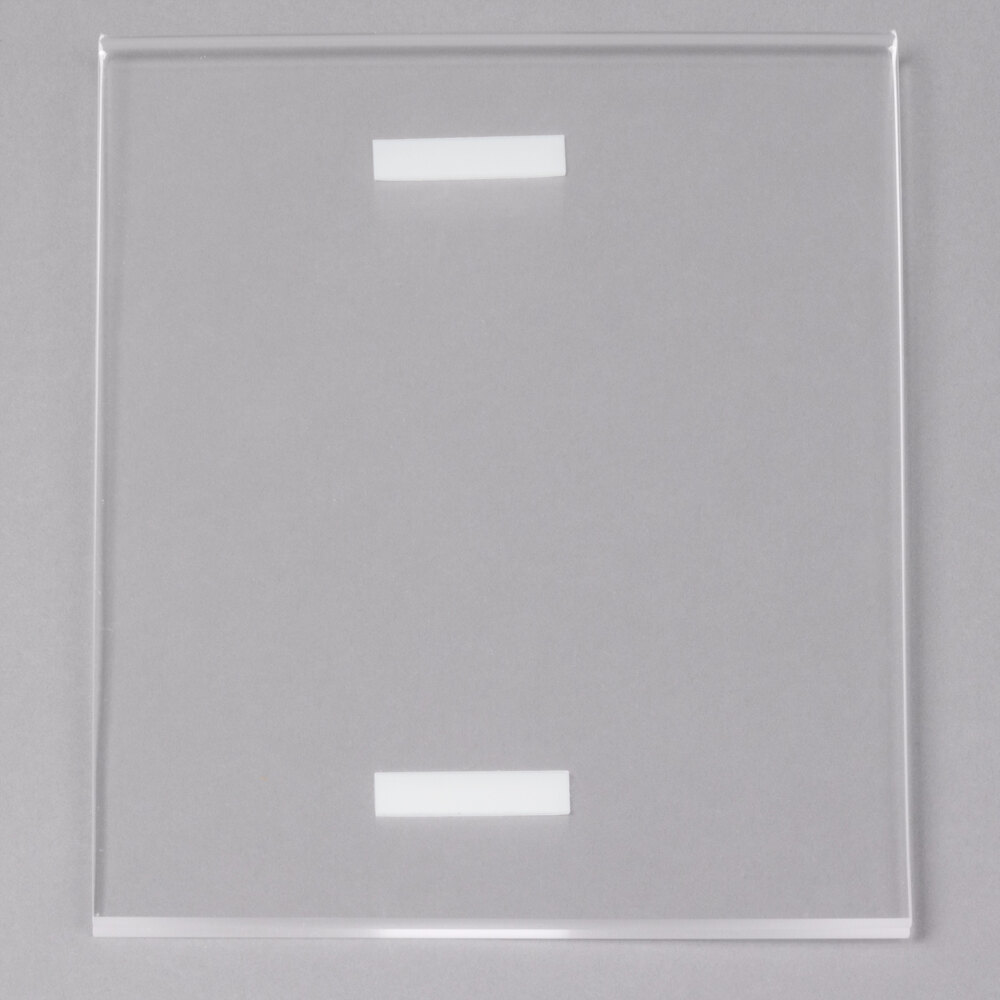 Cal-Mil 214 Wall Mount U-Style Rate Card Holder - 8 1/2" x 1/4" x 11"