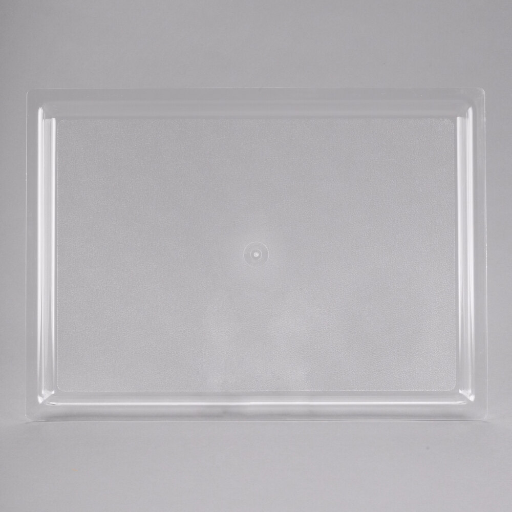 Cal-Mil 325-13-12 13" x 18" Shallow Clear Bakery Tray