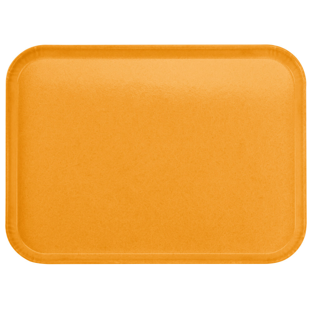 Carlisle 2216FGQ019 16" x 22" Glasteel Rust Fiberglass Tray - 6/Case