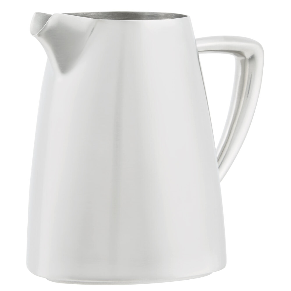 Vollrath 46308 Triennium 9 oz. Satin-Finished Stainless Steel Open Creamer