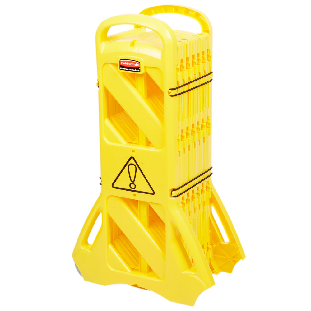Rubbermaid® FG9S1100YEL Yellow Portable Safety/Wet Floor Barrier