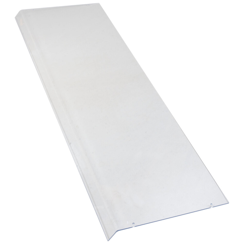 Carlisle 937507 73 3/8" Clear Acrylic Replacement Sneeze Guard Shield