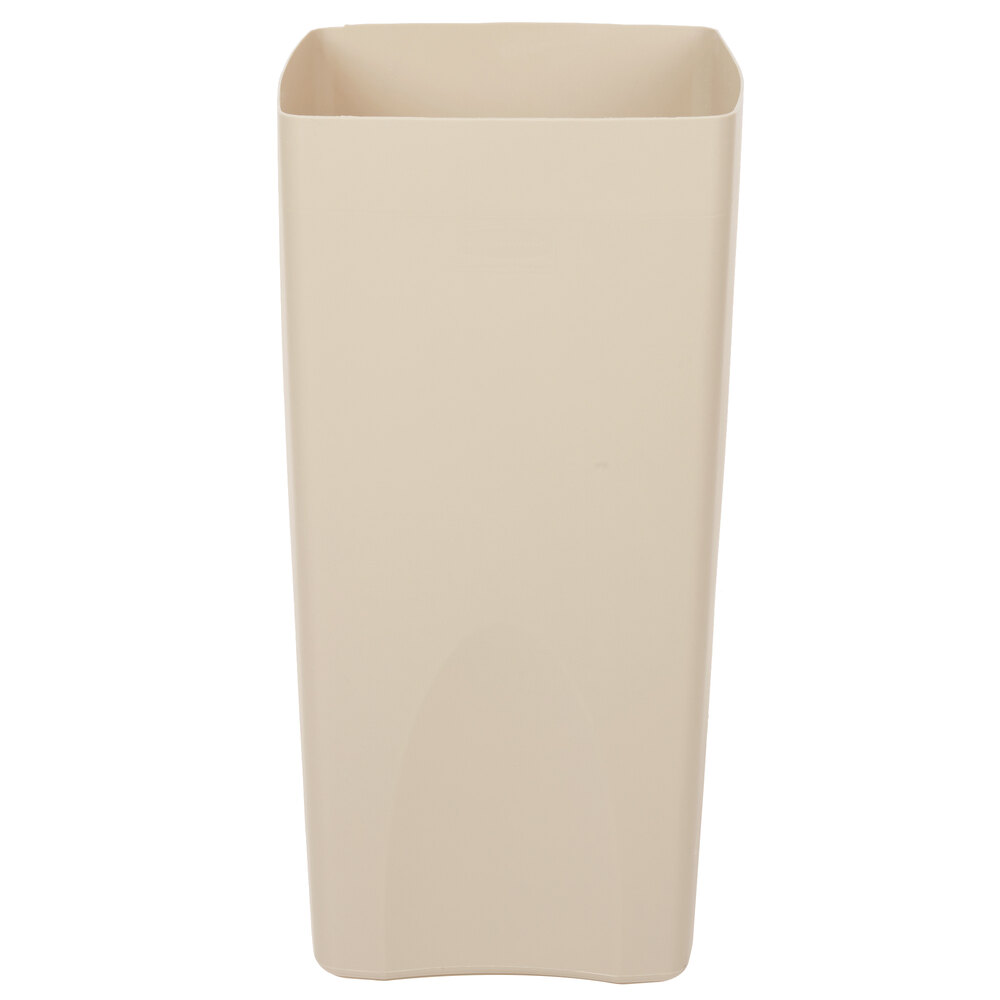 Rubbermaid® FG356300BEIG Beige Square Rigid Plastic Liner for FG9P9000 and FG9P9100 Containers 19 Gallon