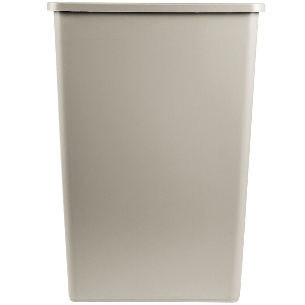 Rubbermaid® FG395800BEIG Untouchable Beige Square Rigid Plastic Liner for FG917188, FG917388, and FG396500 35 Gallon Containers