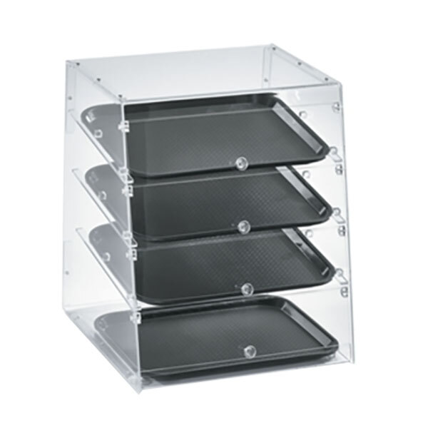 Vollrath KDC1418-4F-06 Acrylic Bakery Display Case with Front Doors - 18 1/2" x 19 5/8" x 22 3/4"