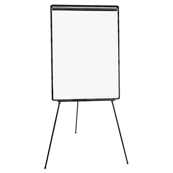 Universal UNV43032 29" x 41" White and Black Light Weight Tripod Style Dry Erase Easel