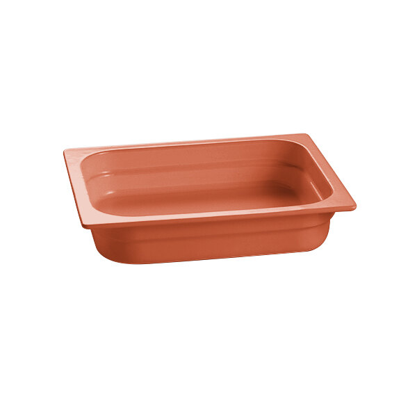 Tablecraft CW310CP 12 3/4" x 10 3/8" x 2 1/2" Copper Half Size Cast Aluminum Food Pan