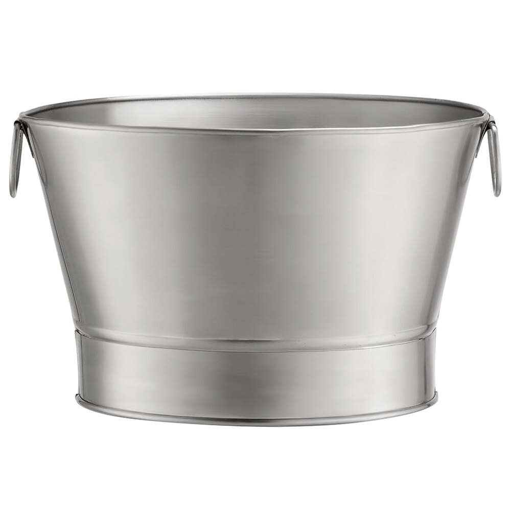 Tablecraft BT21 Stainless Steel Beverage Tub - 20" x 12 1/4"
