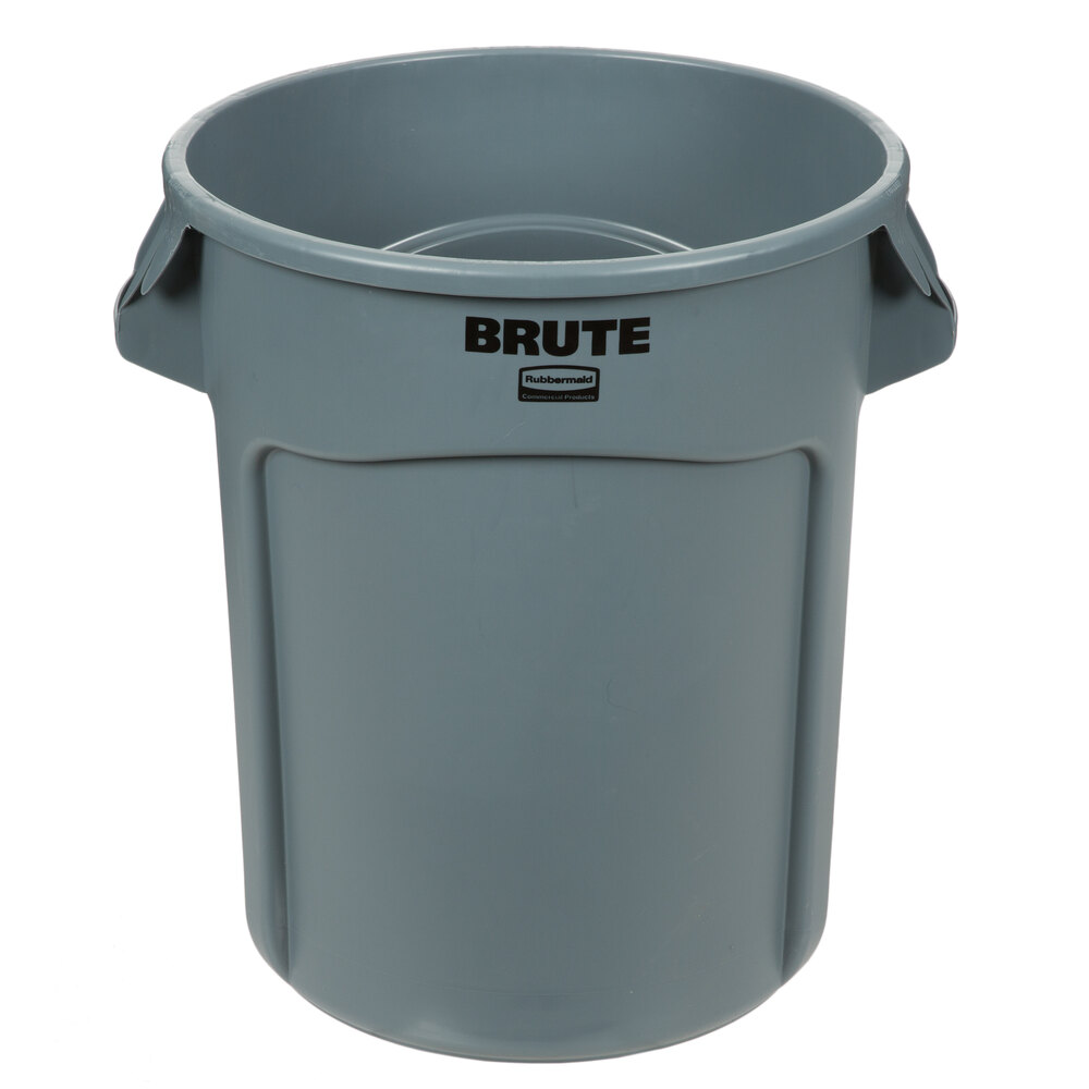 Rubbermaid® FG262000GRAY BRUTE 20 Gallon Gray Round Trash Can