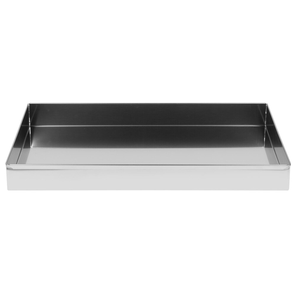 Matfer Bourgeat 340305 23 1/4" x 15 1/4" x 2 1/4" Stainless Steel Rectangular Cake Pan