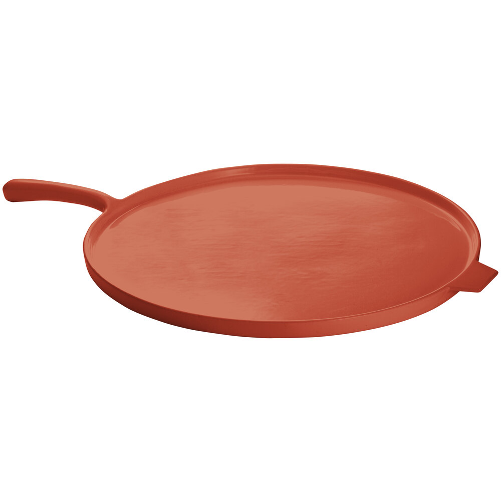 Tablecraft CW4110CP Copper 14" Cast Aluminum Pizza Tray with Handle