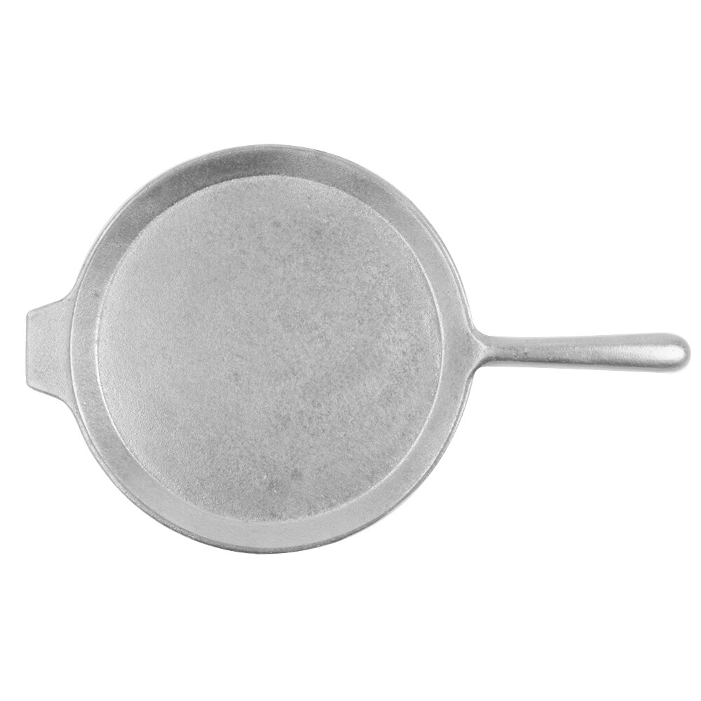 Tablecraft CW4130GY Gray 10" Cast Aluminum Pizza Tray with Handle