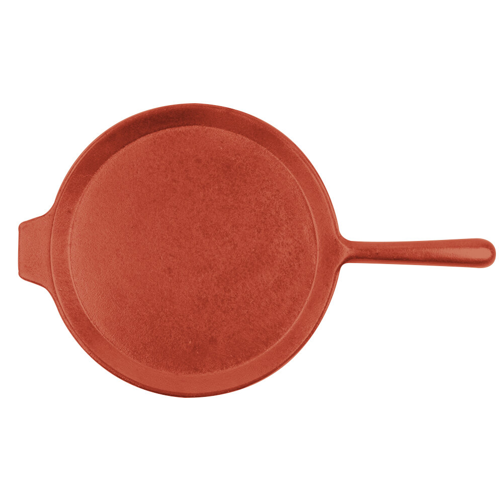 Tablecraft CW4120CP Copper 12" Cast Aluminum Pizza Tray with Handle