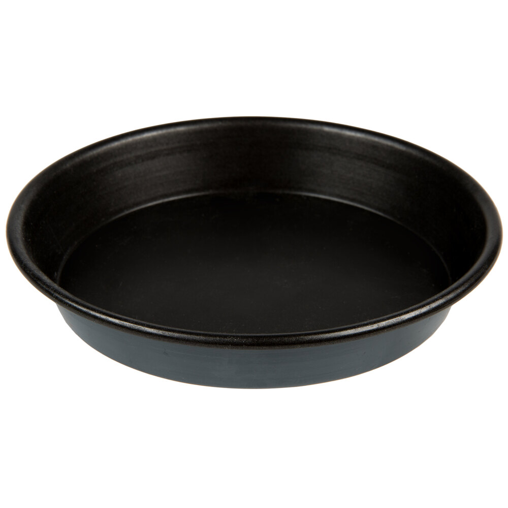 Matfer Bourgeat 332252 Exopan Steel 4 3/4" x 13/16" Plain-Edge Non-Stick Tart / Quiche Pan