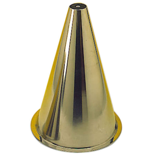 Matfer Bourgeat 340466 11 7/8" Stainless Steel Croquembouche Pastry Cone Mold