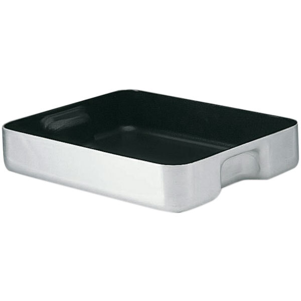 Matfer Bourgeat 664050 16.875 qt. Non-Stick Aluminum Roasting Pan with Built-In Handles - 19 3/4" x 16 7/8" x 3 1/2"