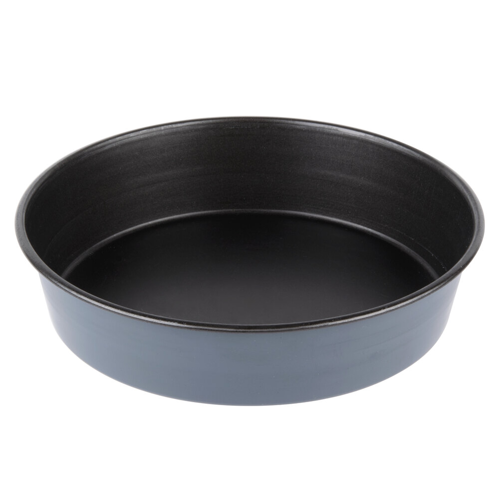 Matfer Bourgeat 331204 Exopan Steel 6 1/4" x 1 1/2" Non-Stick Round Tart / Cake Pan