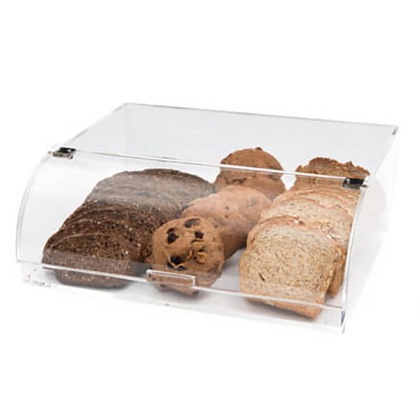 Rosseto BAKST2248 Flip Door Acrylic Dome Bakery Display Case - 15" x 12 1/2" x 5"