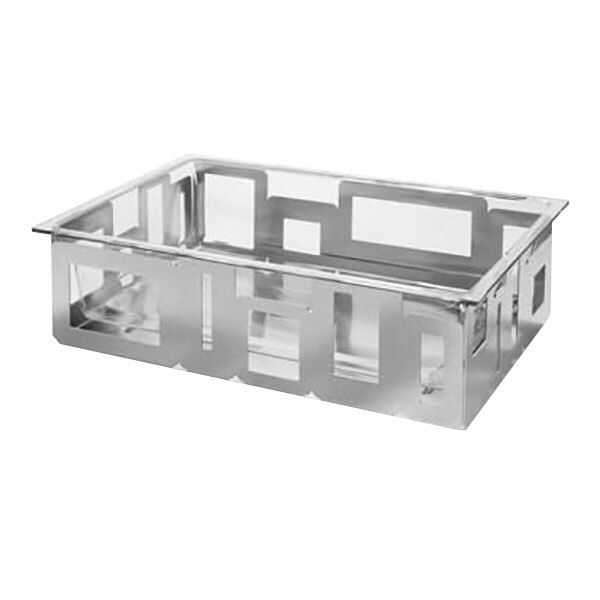Rosseto D62577C 21" x 13" Stainless Steel Ice Housing with Clear Acrylic Insert