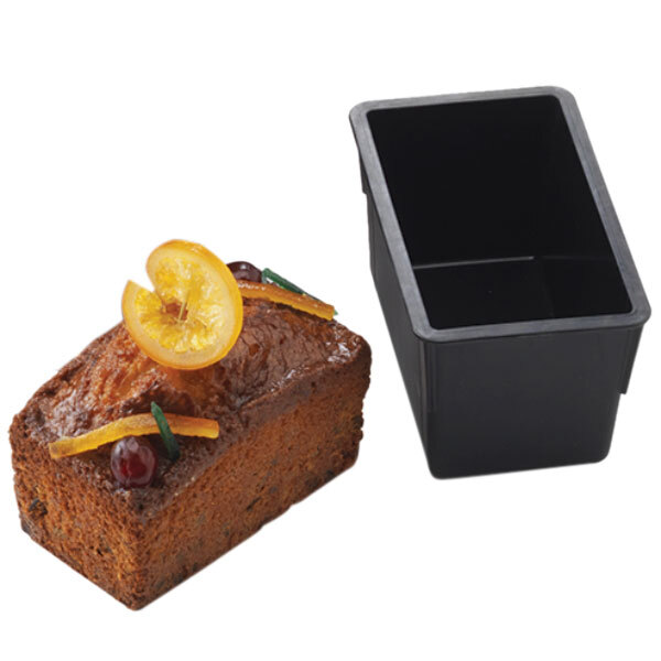 Matfer Bourgeat 345073 Exoglass 2 lb. Non-Stick Bread Loaf Pan - 7 1/8" x 3 1/8" x 3 1/8"